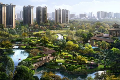 現代商業住宅小區景觀效果圖與攝影圖下載指南